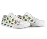Chicken Leaf Flower Low Top Shoes For Women, Shoes For Men Custom Shoes
