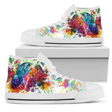 Beagle Color High Top Shoes For Women, Shoes For Men Custom Shoes