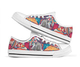 Penguin Cubes Low Top Shoes For Women, Shoes For Men Custom Shoes