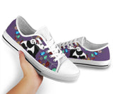 Panda Flowers Butterfly Low Top Shoes For Women, Shoes For Men Custom Shoes