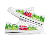 Camping The Life Low Top Shoes For Women, Shoes For Men Custom Shoes