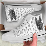 German Shepherd Feather High Top Shoes For Women, Shoes For Men Custom Shoes