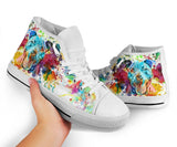 Pitbull Color High Top Shoes For Women, Shoes For Men Custom Shoes