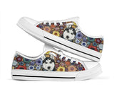 Husky Polygon Low Top Shoes For Women, Shoes For Men Custom Shoes