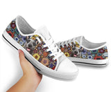 Heeler Polygon Low Top Shoes For Women, Shoes For Men Custom Shoes
