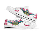 Turtle Flower And Butterfly Low Top Shoes For Women, Shoes For Men Custom Shoes