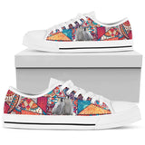 Penguin Cubes Low Top Shoes For Women, Shoes For Men Custom Shoes
