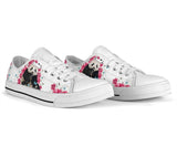 Panda Flower And Butterfly Low Top Shoes For Women, Shoes For Men Custom Shoes