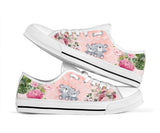 Koala Flower Low Top Shoes For Women, Shoes For Men Custom Shoes