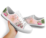 Giraffe Flower Low Top Shoes For Women, Shoes For Men Custom Shoes