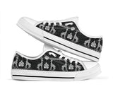 Giraffe Pattern Low Top Shoes For Women, Shoes For Men Custom Shoes