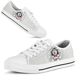 Husky Low Top Shoes For Women, Shoes For Men Custom Shoes