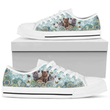 Cat Butterfly Low Top Shoes For Women, Shoes For Men Custom Shoes