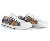 Heeler Polygon Low Top Shoes For Women, Shoes For Men Custom Shoes