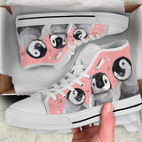 Penguin Cute High Top Shoes For Women, Shoes For Men Custom Shoes