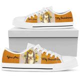 Hedgehog Is Sunshine Low Top Shoes For Women, Shoes For Men Custom Shoes