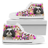 Shih Tzu Best Dog High Top Shoes For Women, Shoes For Men Custom Shoes