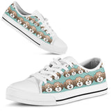 Shih Tzu Cute Low Top Shoes For Women, Shoes For Men Custom Shoes