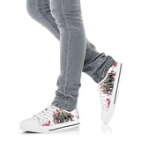 Elephant Flower And Butterfly Low Top Shoes For Women, Shoes For Men Custom Shoes
