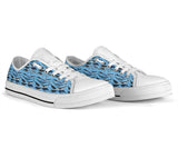 Sharks Cute Low Top Shoes For Women, Shoes For Men Custom Shoes