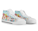 Pig Friend High Top Shoes For Women, Shoes For Men Custom Shoes