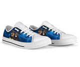Rottweiler Galaxy Low Top Shoes For Women, Shoes For Men Custom Shoes