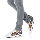 Basset Hound Polygon Low Top Shoes For Women, Shoes For Men Custom Shoes