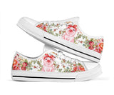 Pig Roses Low Top Shoes For Women, Shoes For Men Custom Shoes