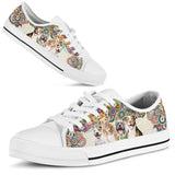 Pitbull Low Top Shoes For Women, Shoes For Men Custom Shoes