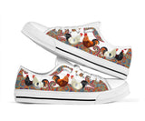 The Ancient Chicken Low Top Shoes For Women, Shoes For Men Custom Shoes