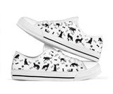 German Shepherd Bones Low Top Shoes For Women, Shoes For Men Custom Shoes