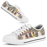 German Shepherd Low Top Shoes For Women, Shoes For Men Custom Shoes