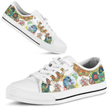 Mandala Parrot Low Top Shoes For Women, Shoes For Men Custom Shoes