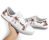 Butterfly Mandala Low Top Shoes For Women, Shoes For Men Custom Shoes
