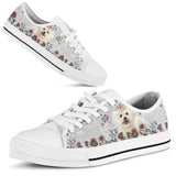 Bichon Frise Awesome Low Top Shoes For Women, Shoes For Men Custom Shoes