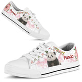 Pandas Pink Low Top Shoes For Women, Shoes For Men Custom Shoes
