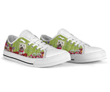 Westie Angel Low Top Shoes For Women, Shoes For Men Custom Shoes