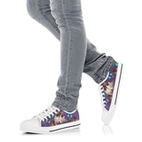 Pugs Flowers Butterfly Low Top Shoes For Women, Shoes For Men Custom Shoes