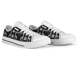 Giraffe Pattern Low Top Shoes For Women, Shoes For Men Custom Shoes