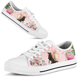 Sheltie Flower Low Top Shoes For Women, Shoes For Men Custom Shoes