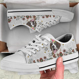 St Bernard Awesome Low Top Shoes For Women, Shoes For Men Custom Shoes
