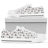 Penguin Family In The Snow Low Top Shoes For Women, Shoes For Men Custom Shoes