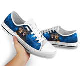 Rottweiler Galaxy Low Top Shoes For Women, Shoes For Men Custom Shoes
