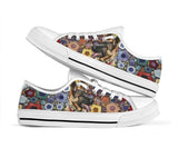 German Polygon Low Top Shoes For Women, Shoes For Men Custom Shoes