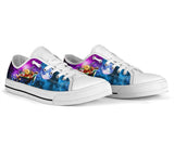 Turtle Purple Galaxy Low Top Shoes For Women, Shoes For Men Custom Shoes