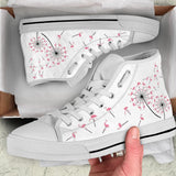 Flamingo Flower High Top Shoes For Women, Shoes For Men Custom Shoes
