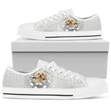 Shih Tzu Low Top Shoes For Women, Shoes For Men Custom Shoes