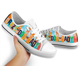 Pug Crazy Lady Low Top Shoes For Women, Shoes For Men Custom Shoes